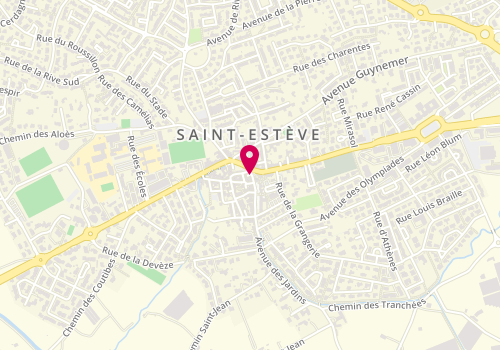 Plan de Hervé Louvet, 2 Rue de la République, 66240 Saint-Estève