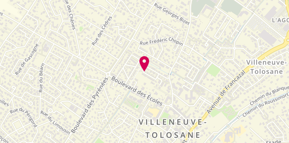 Plan de Ellistudio, 29 Rue des Violettes, 31270 Villeneuve-Tolosane