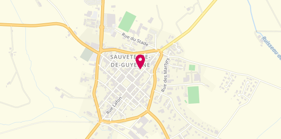 Plan de Davvero, 19 Rue Saint-Léger, 33540 Sauveterre-de-Guyenne