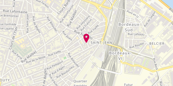 Plan de CHOLLET Stéphane, 19 Rue Bertrand Andrieu, 33800 Bordeaux