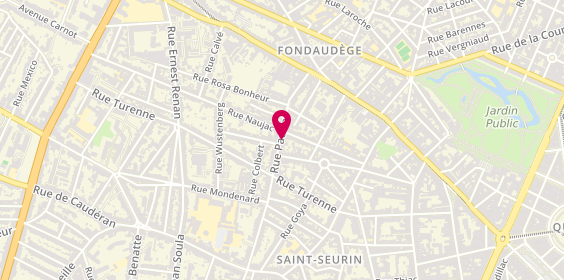 Plan de De Vasselot Sophie, 60 Rue Paulin, 33000 Bordeaux