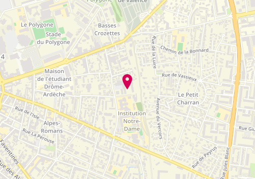 Plan de Laurelene Gervasi, 57 Rue Montplaisir, 26000 Valence