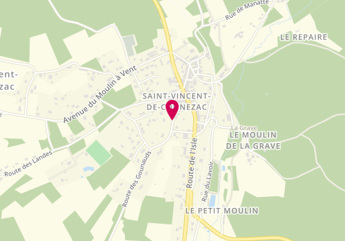 Plan de Stephane Laville Lastimages, 11 Rue du Coudert, 24190 Saint-Vincent-de-Connezac