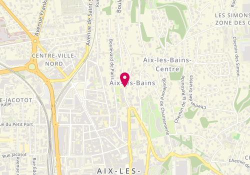 Plan de SAMPERS Eric, Villa Les Lucioles
4 Chemin Alexandre Toudouze, 73100 Aix-les-Bains