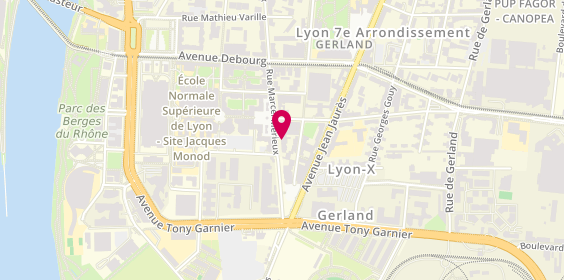 Plan de Visuels et Photos, 251 Rue Marcel Mérieux, 69007 Lyon
