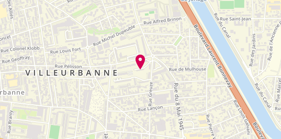 Plan de Forquet Sébastien, 8 Rue Greuze, 69100 Villeurbanne