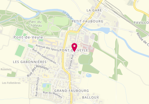 Plan de La Boite à Images Christophe THIEUX, 35 Grande Rue, 01290 Pont-de-Veyle
