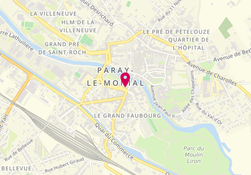 Plan de Studio'c, 14 Bis Rue des 2 Ponts, 71600 Paray-le-Monial