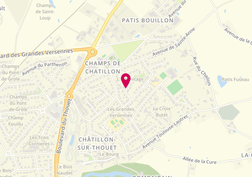 Plan de LACAILLE Lionel, 7 Impasse Edmond Rostand, 79200 Châtillon-sur-Thouet