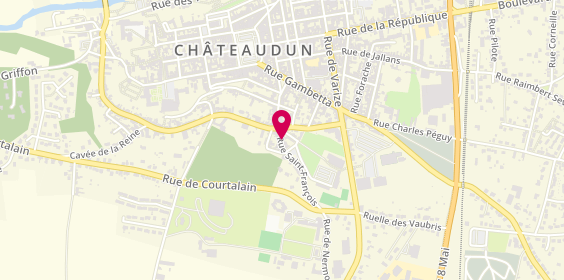 Plan de COQUAN Aurélie, 8 rue Saint-François, 28200 Châteaudun