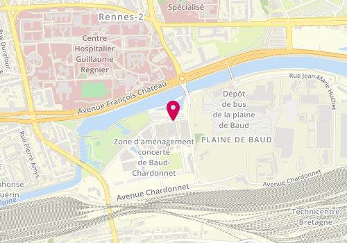 Plan de Jonas Pourcel, Plaine de Baud
16 Rue Georges Charpak, 35000 Rennes