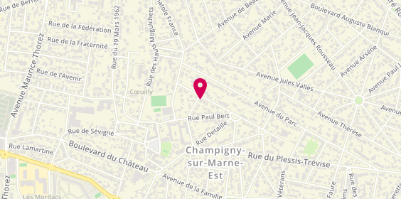 Plan de Studio Reflex, 8 Rue de Neuville, 94500 Champigny-sur-Marne
