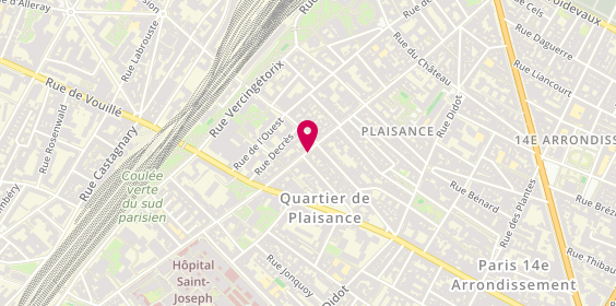 Plan de Images Services Plaisance, 115 Rue Raymond Losserand, 75014 Paris