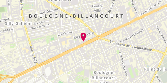 Plan de CHEVE Constance, 14 avenue du Général Leclerc, 92100 Boulogne-Billancourt