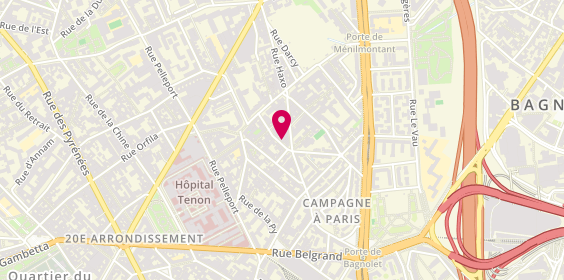 Plan de KORENFELD Jérémie, 10 Rue de la Dhuis, 75020 Paris