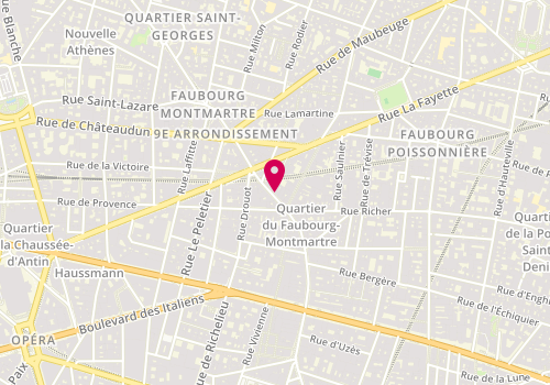 Plan de Studio Falour, 42 Rue du Faubourg Montmartre, 75009 Paris
