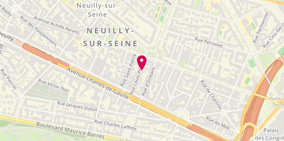 Plan de Sandrine Gluck, 16 Bis Rue Louis Philippe, 92200 Neuilly-sur-Seine