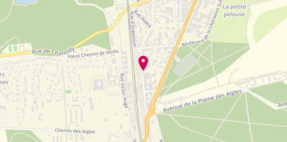 Plan de LECLERCQ Ludovic, 14 Rue d'Orgemont, 60500 Chantilly