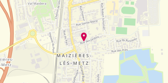 Plan de Aurélie S, 19 Rue des Jardins, 57280 Maizières-lès-Metz