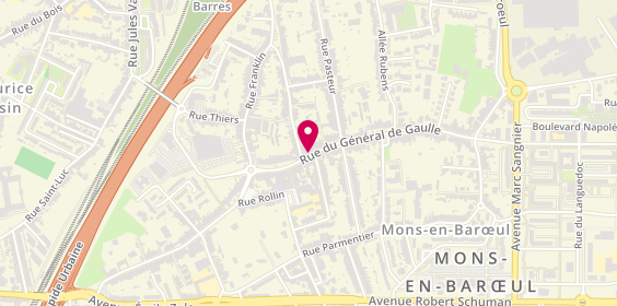 Plan de Photographe Diaph16 à Lille, 161 Rue du Général de Gaulle, 59370 Mons-en-Barœul