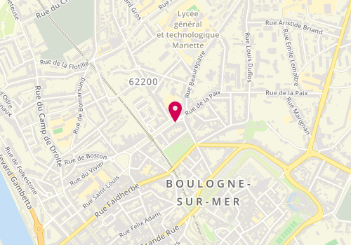 Plan de Studio Aguilar, 74 Boulevard de Clocheville, 62200 Boulogne-sur-Mer